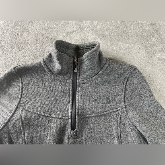 The North Face Women’s Gray Pullover Fleece Quarter Zip Size Small - Picture 11 of 13
